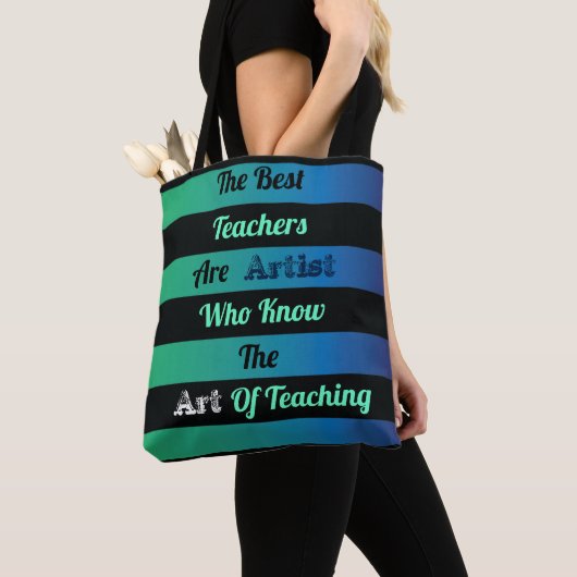 Tote Bag Remerciements de l'enseignant (De près)