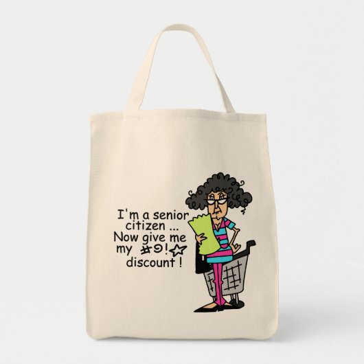 Tote Bag Remise aux seniors (Devant)