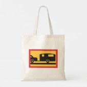 Tote Bag Remorquage D'une Caravane (Dos)
