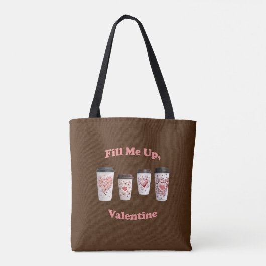 Tote Bag Remplissez-Moi, Valentine ! (Dos)