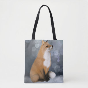 Tote Bag Renard à neige silencieux
