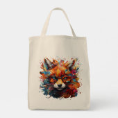Tote Bag Renard Abstrait libre sauvage (Dos)
