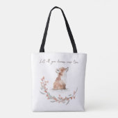 Tote Bag Renard animal de Noël (Dos)