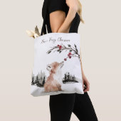 Tote Bag Renard animal de Noël (De près)