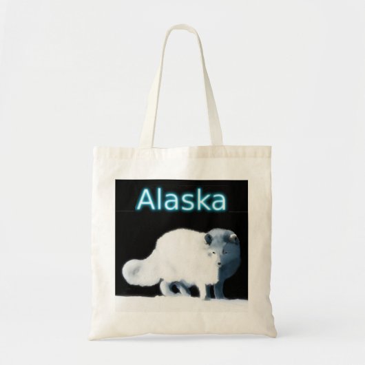 Tote Bag Renard arctique (Devant)