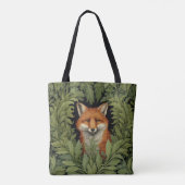 Tote Bag Renard Art nouveau dans la forêt (Dos)