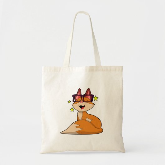 Tote Bag Renard avec lunettes (Devant)