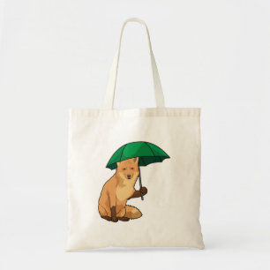 Tote Bag Renard avec parapluie