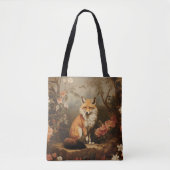 Tote Bag Renard dans la moody forestière Victorian (Devant)
