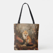 Tote Bag Renard dans la moody forestière Victorian (Dos)