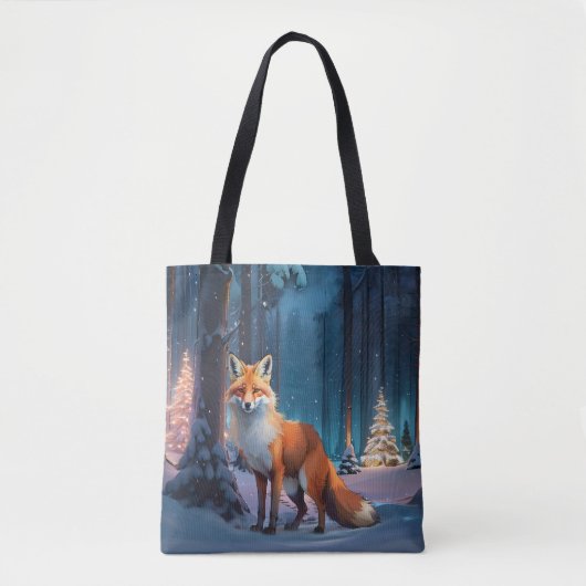 Tote Bag Renard de Noël (Devant)