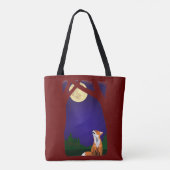 Tote Bag Renard de pleine lune (Dos)