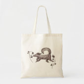 Tote Bag renard élégant d'automne (Devant)