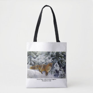 Tote Bag Renard en hiver (1904) par Bruno Liljefors