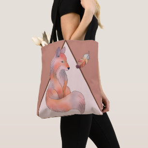 Tote Bag Renard et plume
