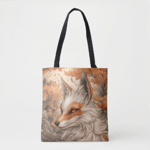 Tote Bag Renard japonais Kitsune