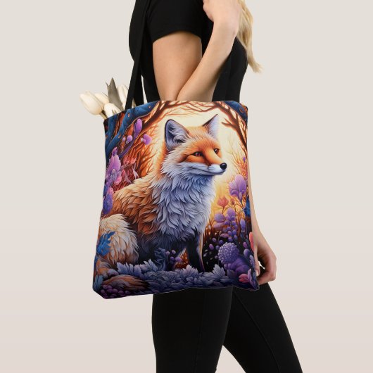 Tote Bag Renard magique dans la forêt enchantée (De près)