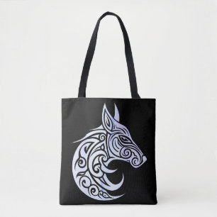 Tote Bag Renard nordique d'hiver celtique