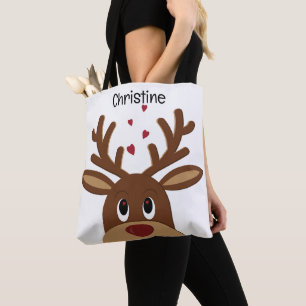 Tote Bag Renard personnalisé et Noël Poster de animal