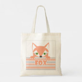 Tote Bag Renard petit et curieux (Dos)
