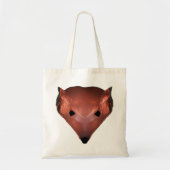 Tote Bag Renard rouge fractal (Devant)