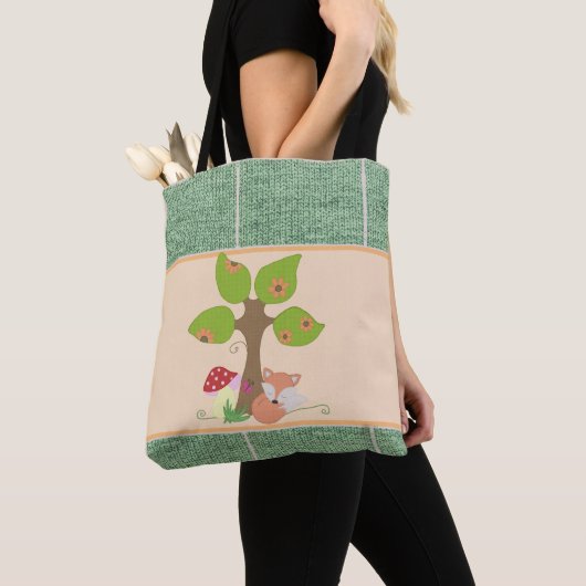 Tote Bag Renard unterm arbre (De près)