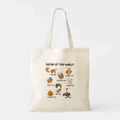 Tote Bag Renards Du Monde Mete Fox Reproduisent Animaux Edu (Dos)