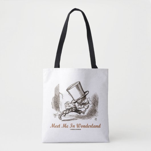 Tote Bag Rencontrez-Moi Au Pays Des Merveilles, Il Y A Eu U (Devant)
