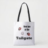 Tote Bag Rencontrez-moi au Tailgate (Devant)