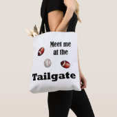 Tote Bag Rencontrez-moi au Tailgate (De près)