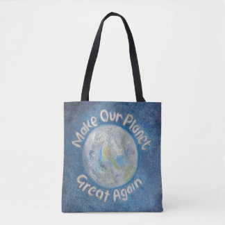 Tote Bag Rendez notre planète grande encore : Arrêtez le