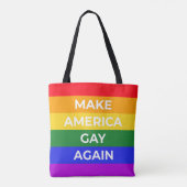 Tote Bag Rendre l'Amérique gay (Dos)