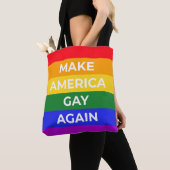 Tote Bag Rendre l'Amérique gay (De près)