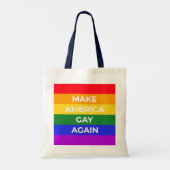 Tote Bag Rendre l'Amérique homosexuelle (Dos)