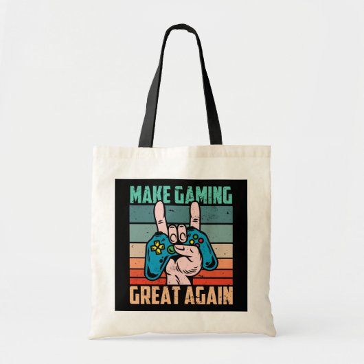 Tote Bag Rendre le jeu plus agréable (Devant)