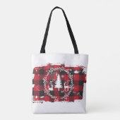 Tote Bag Renne & Plaid de Buffalo (Dos)