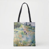 Tote Bag Renoir - Chemin menant à travers l'herbe haute (Devant)