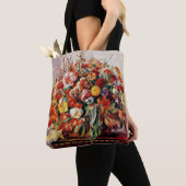 Tote Bag Renoir - Panier de fleurs (De près)