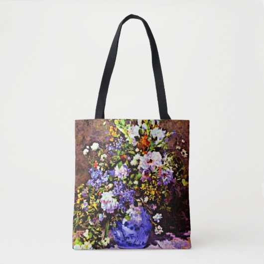 Tote Bag Renoir - Vase bleu (Devant)