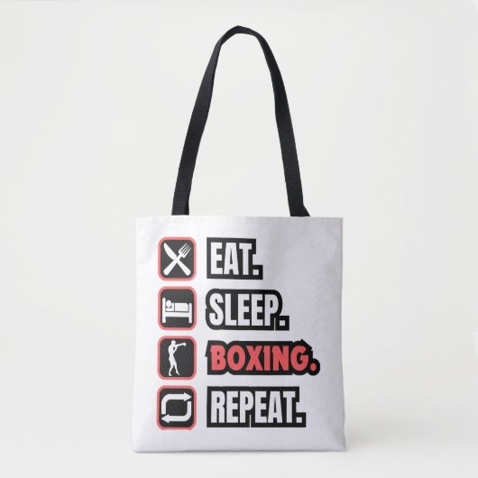 Tote Bag Répéter la boîte de nuit (Devant)