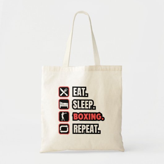 Tote Bag Répéter la boîte de nuit (Devant)