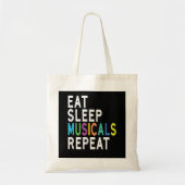 Tote Bag Répéter les comédies musicales du sommeil (Devant)