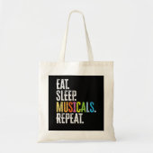 Tote Bag Répéter les comédies musicales du sommeil (Devant)