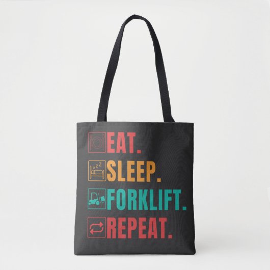 TOTE BAG RÉPÉTITION DE L'ÉCLAIRAGE DE SOMMEIL - OPÉRATEUR D (Devant)