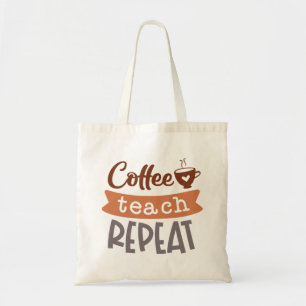 Tote Bag Répétition de l'enseignement du café