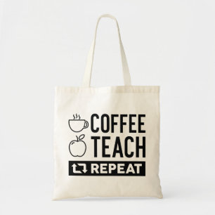 Tote Bag Répétition de l'enseignement du café