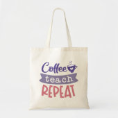 Tote Bag Répétition de l'enseignement du café (Devant)