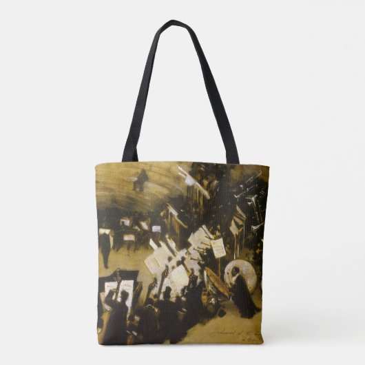Tote Bag Répétition de l'Orchestre de Pasdeloup par JS Sarg (Dos)