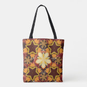 Tote Bag Répétition géométrique en continu motif avec hexag (Dos)