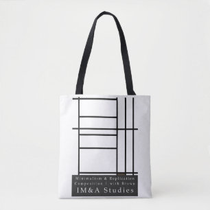 Tote Bag Réplication minimaliste 2 Comp 1 avec Fourre-tout 